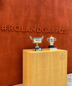 Trophee at tennis tournament roland garros